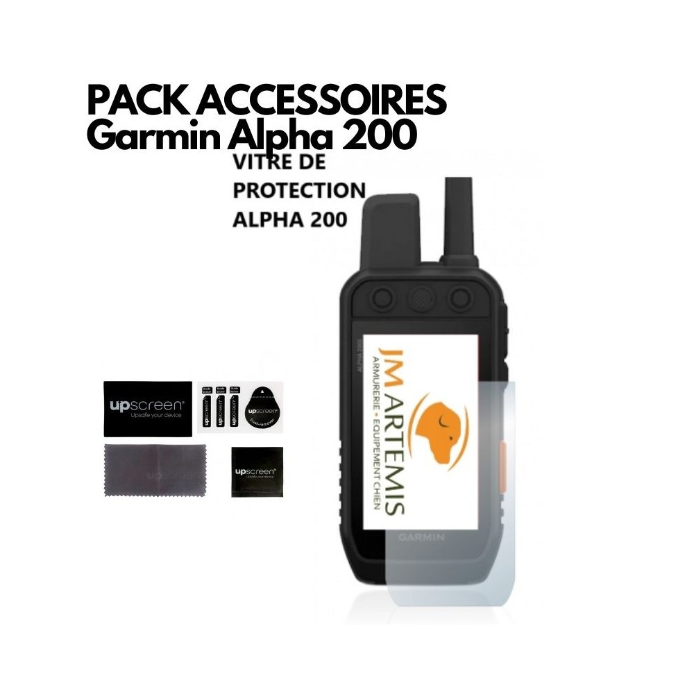 Alpha Protection Ecran Verre pour Garmin Alpha 200i K Film Protecteur Vitre 9H 
