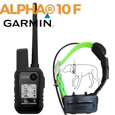 Pack Alpha Garmin 10F et collier GPS pour chien...