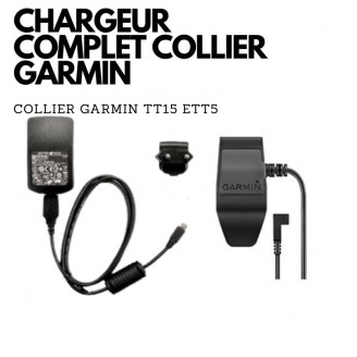Chargeur secteur + adaptaeur collier T5/TT15 garmin