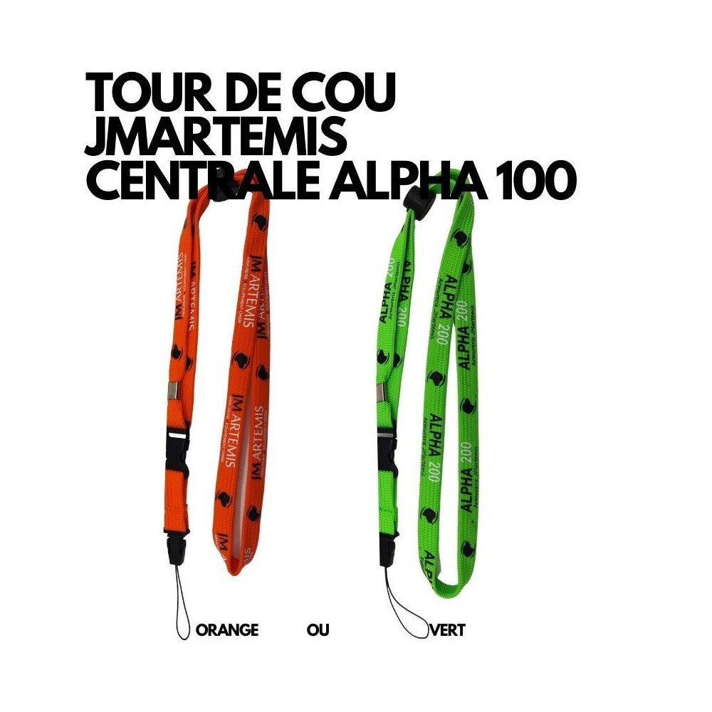 TOUR DE COU JMartemis POUR CENTRALE GARMIN ALPHA 100