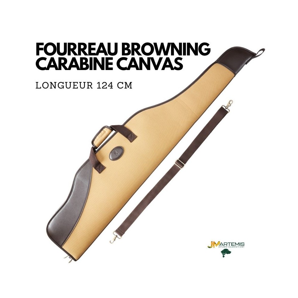 FOURREAU BROWNING CANVAS CARABINE 124CM