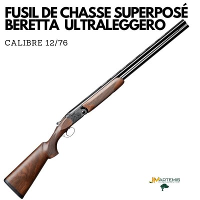 FUSIL DE CHASSE SUPERPOSÉ BERETTA ULTRALEGGERO CALIBRE 12/76