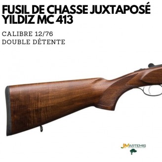 FUSIL DE CHASSE JUXTAPOSÉ YILDIZ MC 413 CALIBRE 12/76