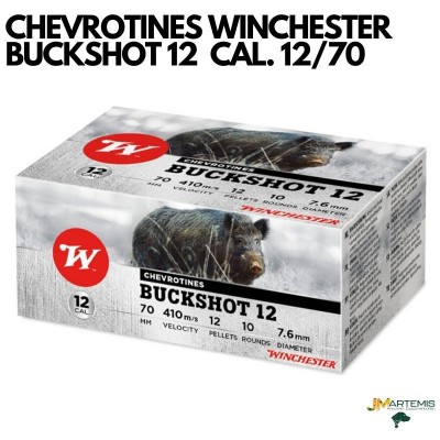 CHEVROTINES WINCHESTER BUCKSHOT 12 CAL. 12/70