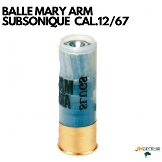 BALLE SUBSONIQUE MARY ARM DISCRETE CAL. 12/67