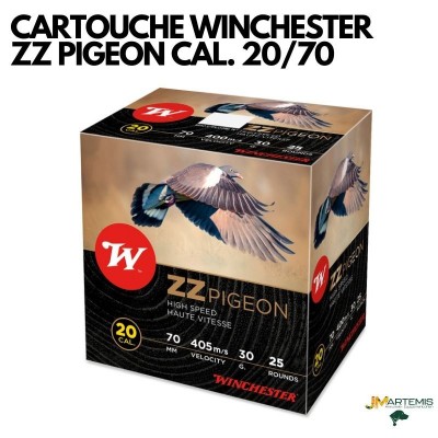 CARTOUCHE ZZPIGEON WINCHESTER CAL.20/70 PLOMB 7,5