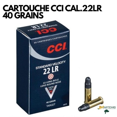 CARTOUCHE CCI CAL.22LR 40 GRAINS