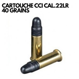 CARTOUCHE CCI CAL.22LR 40 GRAINS