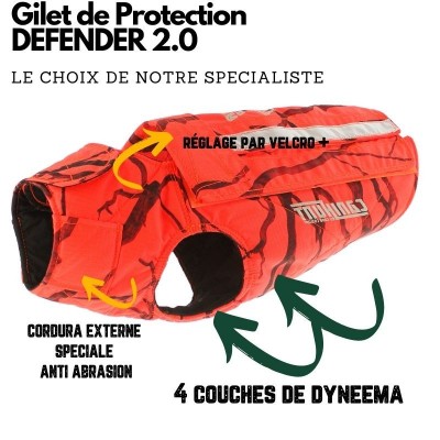 GILET DE PROTECTION POUR CHIEN DEFENDER 2.0