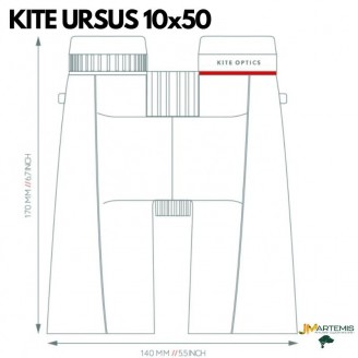 KITE URSUS 10X50 Prismáticos