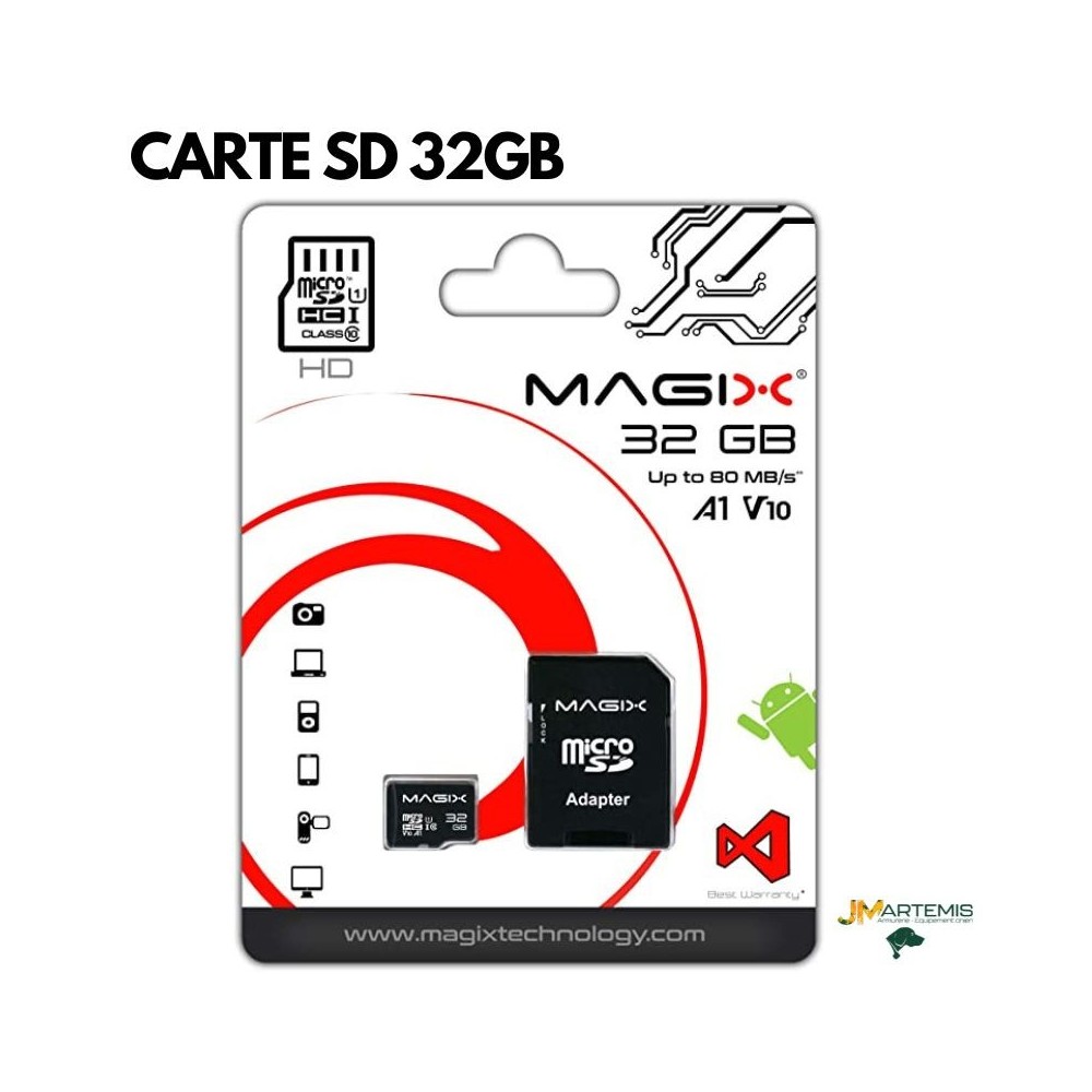 MICRO CARTE SD 32 GB AVEC ADAPTATEUR