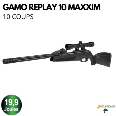 CARABINE À PLOMBS GAMO REPLAY 10 MAXXIM 19,9 Joules