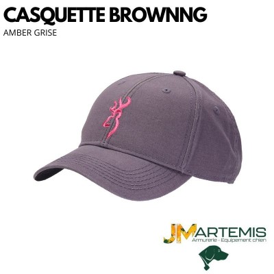 CASQUETTE BROWNING AMBER GRISE