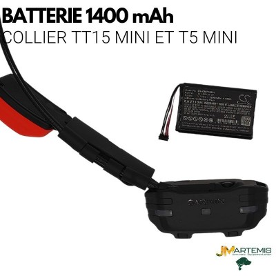 BATTERIE POUR COLLIER GARMIN T5 mini &TT15 mini