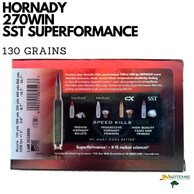 MUNITION HORNADY SST SUPERFROMANCE 270WIN 130GR