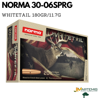 BALLE NORMA 30-06 SPRG WHITETAIL 180GR