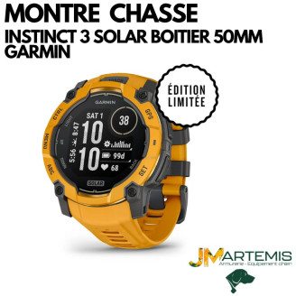 MONTRE Garmin Instinct® 3 SOLAR – JAUNE COMPATIBLE ALPHA