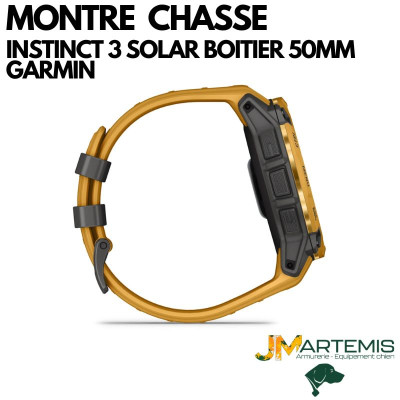 MONTRE Garmin Instinct® 3 SOLAR – JAUNE COMPATIBLE ALPHA