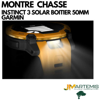 MONTRE Garmin Instinct® 3 SOLAR – JAUNE COMPATIBLE ALPHA