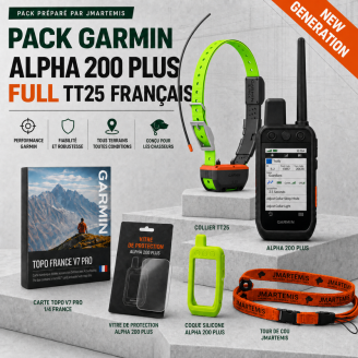 PACK SÉRÉNITÉ JMARTEMIS – GARMIN ALPHA 200 PLUS + TT2