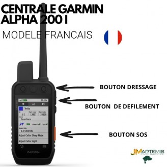 une centrale garmin alpha 200 I AVEC ACCESSOIRES