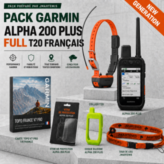 PACK SÉRÉNITÉ JMARTEMIS – GARMIN ALPHA 200 PLUS + T20