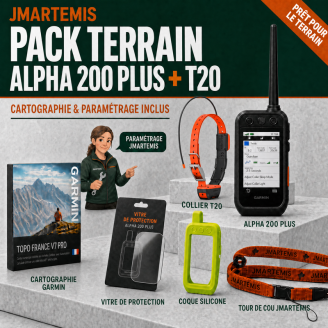 Pack Terrain Garmin Alpha 200 Plus + T20F – Préparé par JMARTEMIS