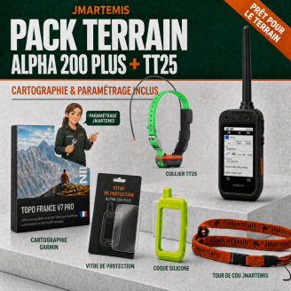 Pack Terrain Garmin Alpha 200 Plus + TT25F – Préparé par JMARTEMIS