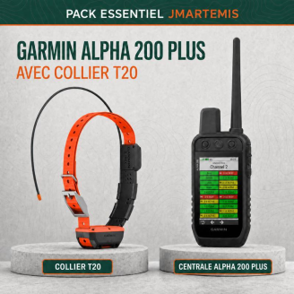 PACK ESSENTIEL JMARTEMIS – GARMIN ALPHA 200 PLUS + T20