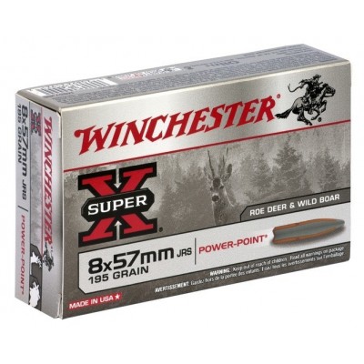Boite de balles Winchester 8X57 JRS Power point
